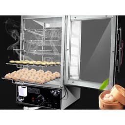 "Tủ Hấp Bánh 2 Lớp Kính Cường Lực – Sạch Đẹp, Giữ Nóng Hiệu Quả" 1