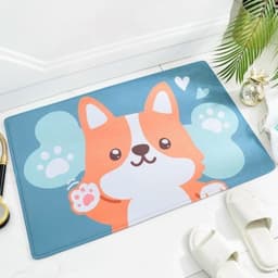 Combo 3- 5 Thảm lau chân 3D hình thú cute chống trơn trượt, thấm nước 40x60cm  - TH88 4