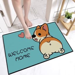 Combo 3- 5 Thảm lau chân 3D hình thú cute chống trơn trượt, thấm nước 40x60cm  - TH88 6