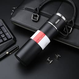 HÓT Bộ Bình Giữ Nhiệt Có Kèm 2 Cốc 500ML Lõi Inox Cao Cấp, Fullbox Làm Quà Tặng Sang Trọng  3