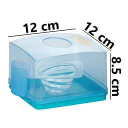 COMBO 5 Hộp giấy vuông trong lò xo nhựa VIỆT NHẬT - Ngăn đựng tăm, đựng giấy ăn, vệ sinh - 2703 1