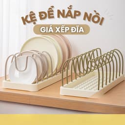 VINBEO Kệ để nắp vung nồi DECOR, giá để đĩa chảo đa năng có thể điều chỉnh khoảng cách trong nhà bếp ANHI004 3
