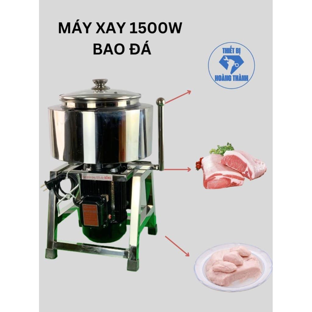 Máy xay giò chả, xúc xích 1100W, nồi 24cm , 2kg/lần
