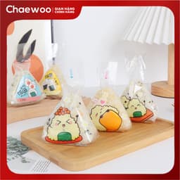 Túi Đựng Cơm Nắm Tam Giác Onigiri – Túi Bóng Kính Dễ Thương, Túi Đựng Cơm Thẩm Mỹ - Nhật An Food 8