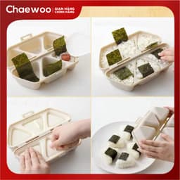 Khuôn Cơm Nắm Tam Giác Onigiri - Nhật An Food - Khuôn Cơm Onigiri 6 Cái Tiện Lợi 2
