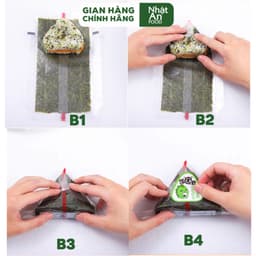 Khuôn Cơm Nắm Onigiri Tam Giác – Khuôn Cơm Onigiri Tiện Lợi, Chất Lượng Cao, Dễ Dàng Làm Cơm Nắm Như Nhật Bản 2