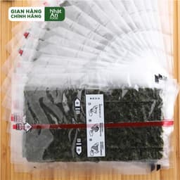 Rong Biển Onigiri - Nhật An Food, Lá Rong Biển Cuộn Cơm Nắm Tam Giác (có sẵn film wrap), 100% Rong Biển Chất Lượng Cao 3