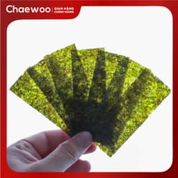 [Chính Hãng] Thanh Rong Biển Ăn Liền, Rong Biển Giòn Cực Ngon 240 gói (480 thanh) Chaewoo Nhật An Food 2
