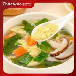 [Chính Hãng] Viên Canh Ăn Liền 6g - 8g, Soup Ăn Nhanh Gọn, Tiện Lợi, 4 Vị Trứng, HSD 18 Tháng | Chaewoo Nhật An Food 2