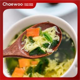 [Chính Hãng] Viên Canh Ăn Liền 6g - 8g, Soup Ăn Nhanh Gọn, Tiện Lợi, 4 Vị Trứng, HSD 18 Tháng | Chaewoo Nhật An Food 4