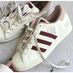 [ Tiệm giày ] Giày sneaker thể thao nữ sò hoa kẻ đỏ mận phối đồ xinh CP1 8