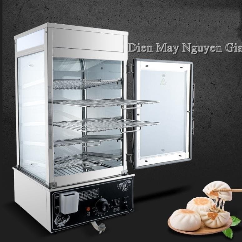 🥟 TỦ HẤP BÁNH BAO 5 TẦNG – KÍNH 2 LỚP CHỐNG MỜ – TĂNG GẤP ĐÔI DOANH THU NHỜ TỦ HẤP TRƯNG BÀY ĐẸP MẮT!