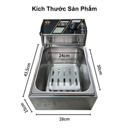 🔥 Ưu Đãi Hôm Nay! Mua Bếp Chiên Nhúng 6L – Tặng Kèm Rổ Inox Xịn Xò - Hàng loại 1 1