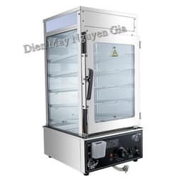 🥟 TỦ HẤP BÁNH BAO 5 TẦNG – KÍNH 2 LỚP CHỐNG MỜ – TRƯNG BÀY SANG TRỌNG, GIỮ NÓNG HIỆU QUẢ- BH 1 năm 3