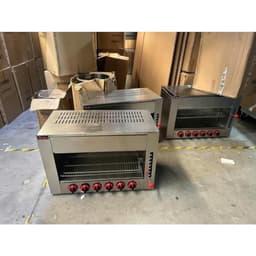 Lò nướng salamander 4-6-8-10  họng inox 304 chạy gas nướng hải sản, thịt,sườn ...BH 1 năm 3