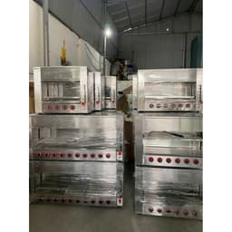 Lò nướng salamander 4-6-8-10  họng inox 304 chạy gas nướng hải sản, thịt,sườn ...BH 1 năm 4