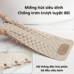.Thảm Nhà Tắm Chống Trượt Massage Chân Chất Liệu TPE + PVC, Thảm Lót Sàn Có Gai Mát Xa Chà Chân (ms 036) 5