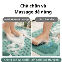 .Thảm Nhà Tắm Chống Trượt Massage Chân Chất Liệu TPE + PVC, Thảm Lót Sàn Có Gai Mát Xa Chà Chân (ms 036) 9
