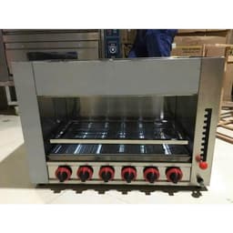 Lò nướng salamander 4-6-8-10  họng inox 304 chạy gas nướng hải sản, thịt,sườn ...Hàng Cty BH 1 năm 1