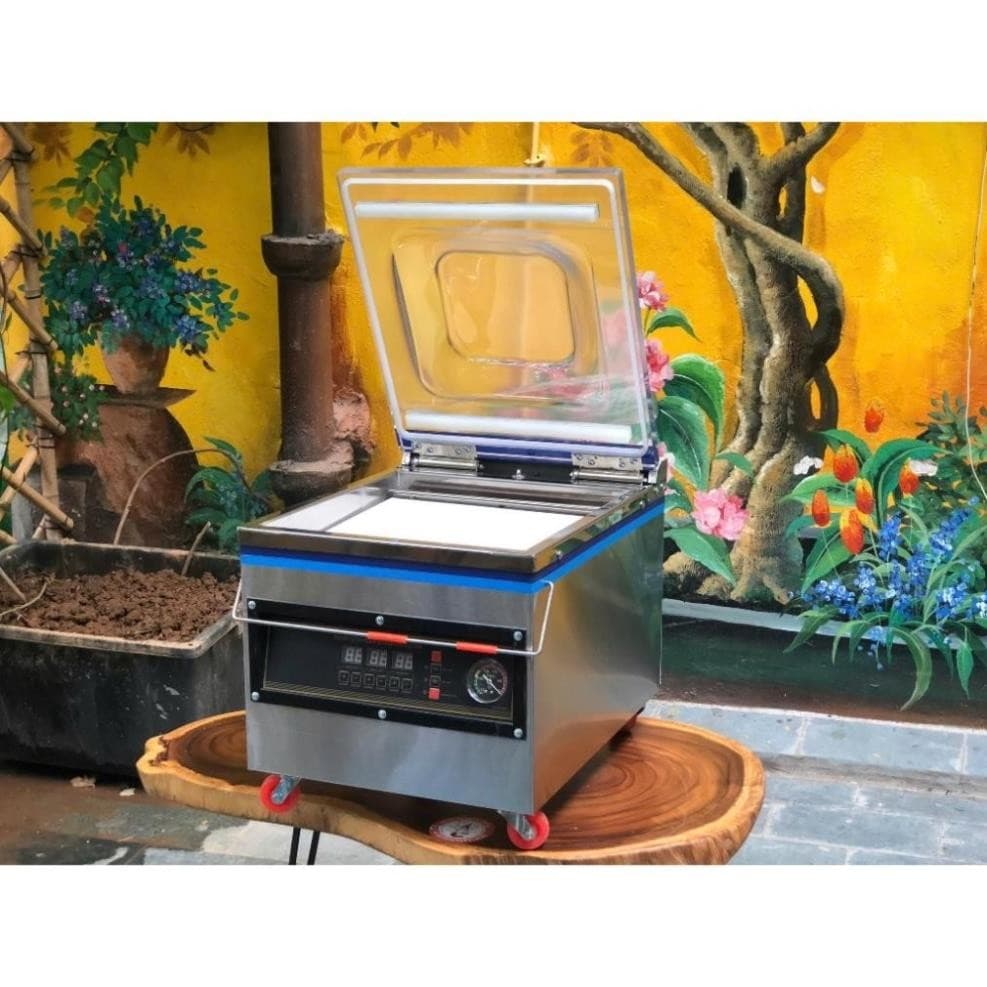 Máy Hút Chân Không DZQ 320 - Hút 4-6 túi/mẻ, không kén túi, giá tốt, bảo hành 12 tháng.