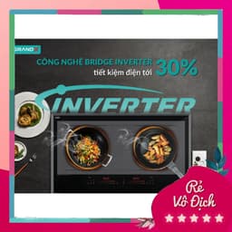 Bếp từ đôi GrandX GX IH858Pro Series 8, mặt kính EURO Platinium, công suất 2300W x 2 - PEB 4