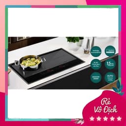 Bếp từ đôi GrandX GX IH858Pro Series 8, mặt kính EURO Platinium, công suất 2300W x 2 - PEB 6