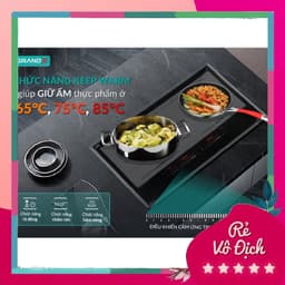 Bếp từ đôi GrandX GX IH858Pro Series 8, mặt kính EURO Platinium, công suất 2300W x 2 - PEB 7