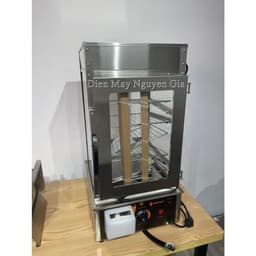 Tủ hấp đa năng 5 tầng inox kính, điều chỉnh nhiệt độ 30-110 độ, hoàn hảo cho bánh bao. 3