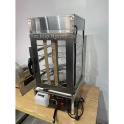 Tủ hấp đa năng 5 tầng inox kính, điều chỉnh nhiệt độ 30-110 độ, hoàn hảo cho bánh bao. 4