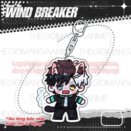 (mua 1 tặng 1) Móc khóa in hình WIND BREAKER ver TAI THÚ chibi anime mica acrylic quà tặng xinh xắn 3