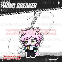 (mua 1 tặng 1) Móc khóa in hình WIND BREAKER ver TAI THÚ chibi anime mica acrylic quà tặng xinh xắn 4