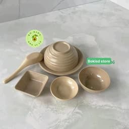 AMIZIN Bát cơm melamine nhựa Việt Nhật (MS: 6830) chén cơm phíp nhám dày dặn, chịu nhiệt sang trọng lịch sự AMIZIN 7
