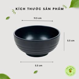AMIZIN Bát cơm melamine nhựa Việt Nhật (MS: 6830) chén cơm phíp nhám dày dặn, chịu nhiệt sang trọng lịch sự AMIZIN 5