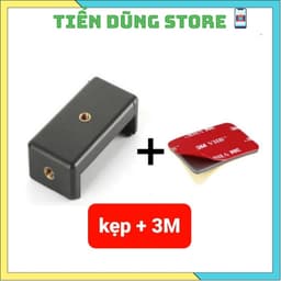 Kẹp Dán Điện Thoại Lên Mặt Đồng Hồ Xe Máy- Băng Dính 3M 1