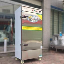 Tủ Hấp Cơm Công Nghiệp 4 Khay Hàng Việt Nam – Inox 1mm, Chạy Điện Hoặc Gas 2