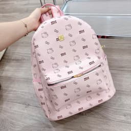 Balo học tập, công sở size 40 với quai to họa tiết Hello Kitty dễ thương, phong cách thời trang Hàn Quốc - BL037 9