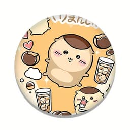 (NGỌT NGÀO) Huy Hiệu Chiikawa Badge anime Nanka Chiisakute Kawaii Yatsu Balo Túi Xách tiện lợi manga chibi 3