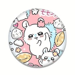 (NGỌT NGÀO) Huy Hiệu Chiikawa Badge anime Nanka Chiisakute Kawaii Yatsu Balo Túi Xách tiện lợi manga chibi 4