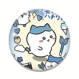 (NGỌT NGÀO) Huy Hiệu Chiikawa Badge anime Nanka Chiisakute Kawaii Yatsu Balo Túi Xách tiện lợi manga chibi 5