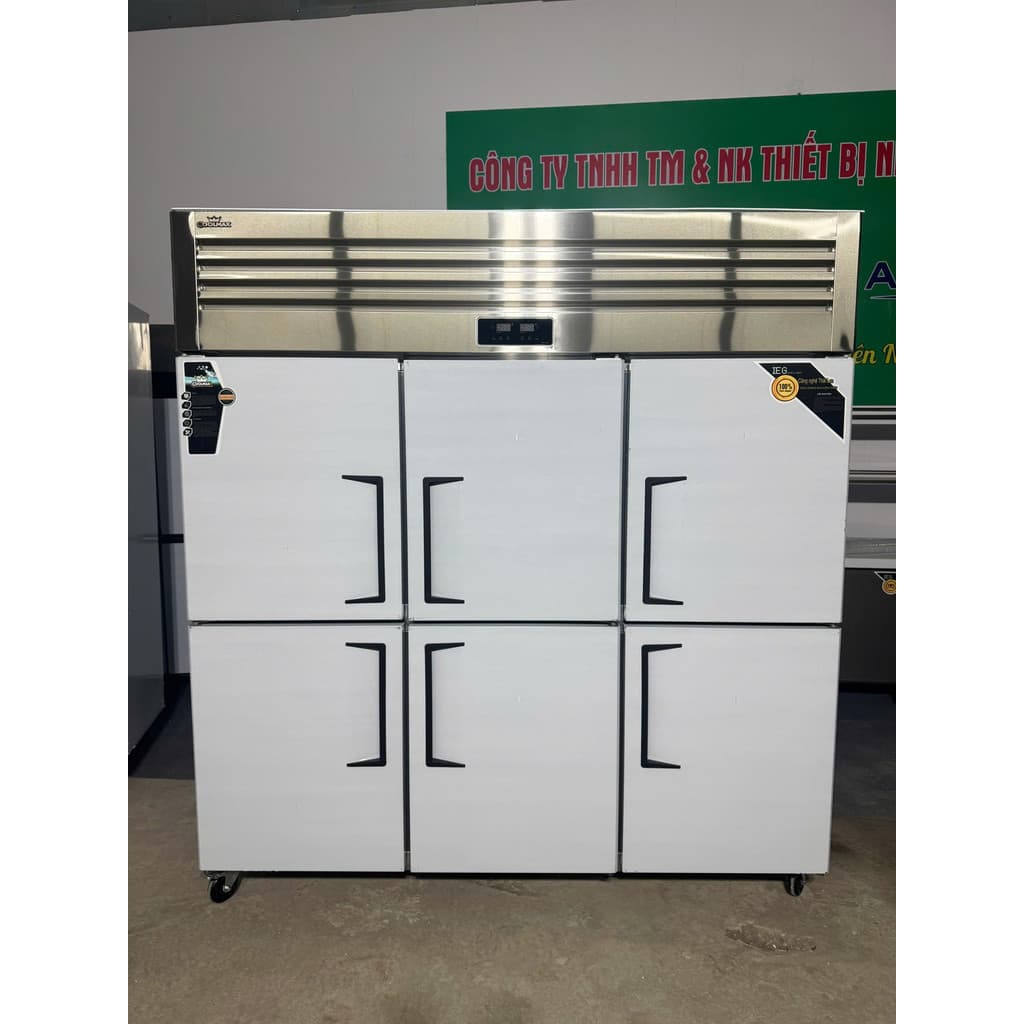Tủ lạnh 6 cánh công nghiệp , tủ đông lạnh để đồ 6 cánh hàng công nghiệp mới 100% Bh chính Hãng 12 Tháng