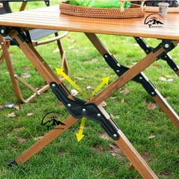 bàn camping gấp gọn, dã ngoại cắm trại du lịch ngoài trời sơn tĩnh điện gọn nhẹ 2