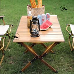 bàn camping gấp gọn, dã ngoại cắm trại du lịch ngoài trời sơn tĩnh điện gọn nhẹ 4