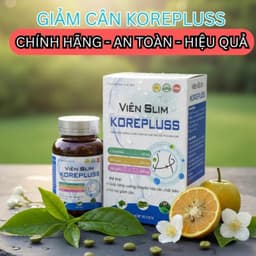 [Quà tặng 1 chiếc bcs random] Viên Uống giảm cân hiệu quả an toàn Slim Koreplus 30v Giúp Lấy Lại Vóc Dáng Eo Thon Gọn 5