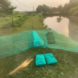 Dớn Chặn Sông 5M, Thiết Kế Chắc Chắn, Thuận Tiện Đánh Bắt Tôm Cá, Mắt Lưới 4 Ly - Sami Store 7
