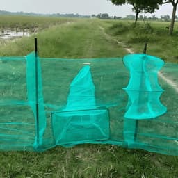 Dớn Chặn Sông 5M, Thiết Kế Chắc Chắn, Thuận Tiện Đánh Bắt Tôm Cá, Mắt Lưới 4 Ly - Sami Store 3