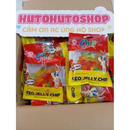 Combo 3 Túi Kẹo Chip Chip Hải Hà 100g Kẹo Dẻo Trái Cây Hình Con Vật Thơm Ngon Mềm Dẻo Ăn Vặt Cho Bé | hutohutoshop 3