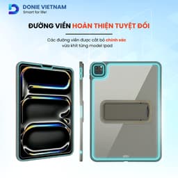Bao da iPad chống va đập có chân đế xoay ngang dọc cho Pro/ Air/ Mini đủ dòng DonieVietnam P20 6