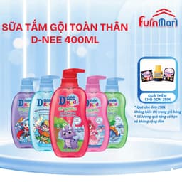 Sữa tắm gội Dnee Kids 400ml cho bé trên 3 tuổi – Mềm mịn da, tóc mượt – Dịu nhẹ an toàn 2