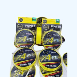 Dây Dù câu cá PE X4 POWER Vàng 100m Tải Cá Cực Khủng. 4