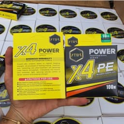 Dây Dù câu cá PE X4 POWER Vàng 100m Tải Cá Cực Khủng. 2